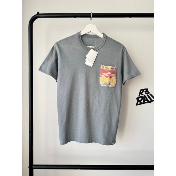 NWT Visvim Jumbo Knit Pocket Tee Gray - Picture 1 of 6